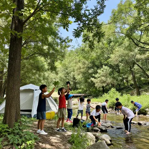 这次露营旅行对孩子们来说非常有意义，因为他们与大自然建立了联系。