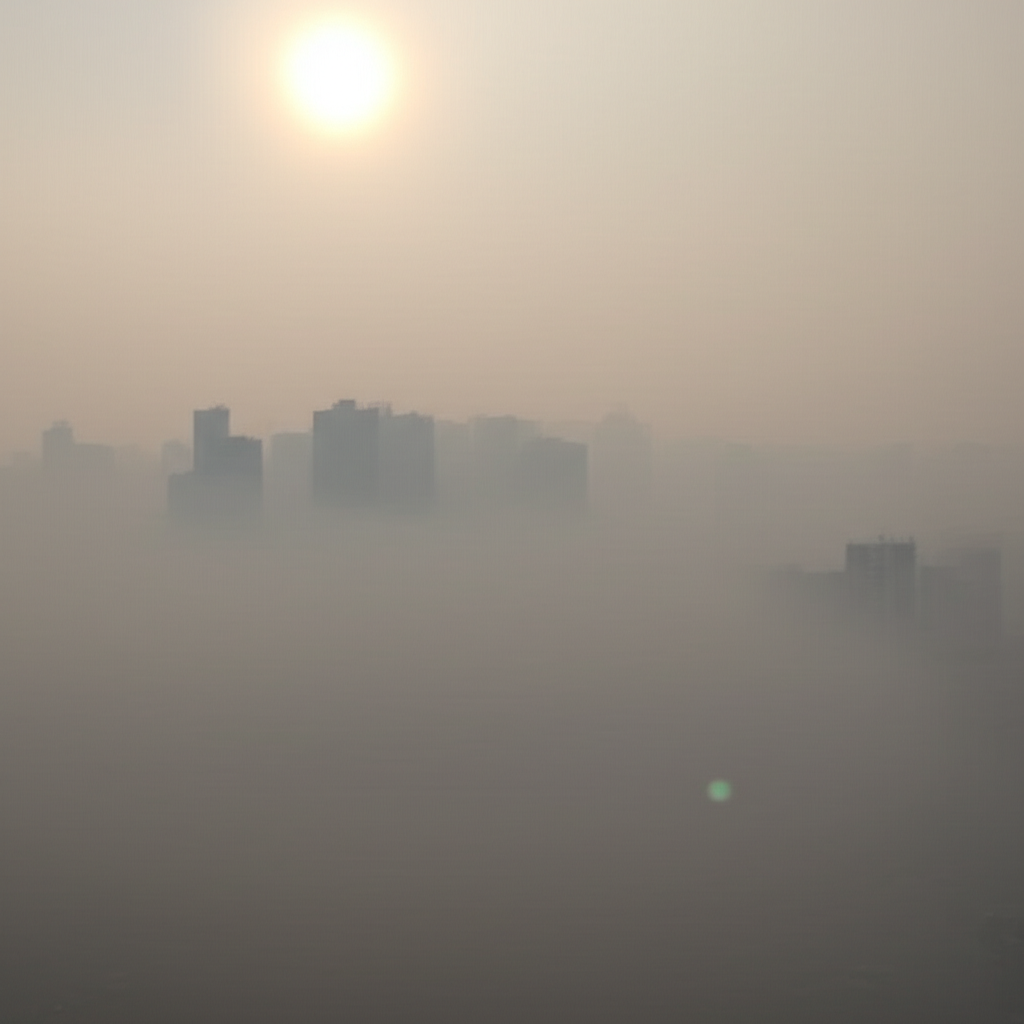 空气质量很差，雾霾严重。