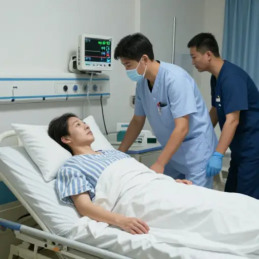 病人的健康状况在一夜之间恶化，需要立即进行干预。