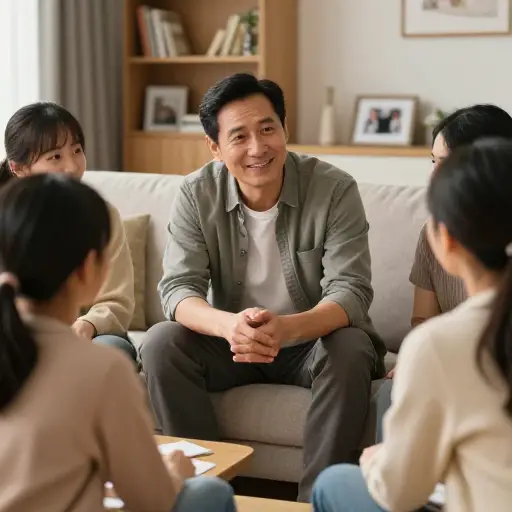 在关于家庭权威的讨论中，常被引用的说法是‘父亲知道得最清楚’。