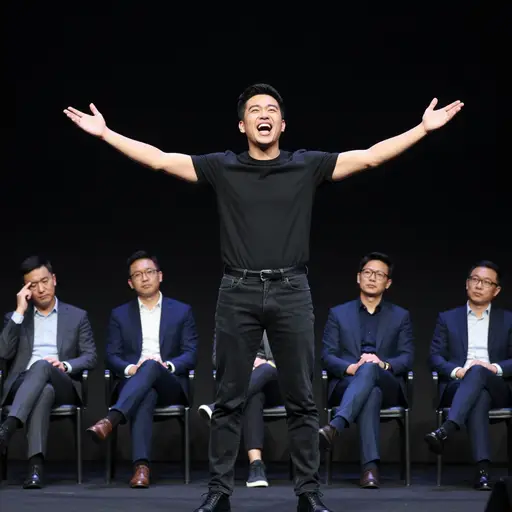 这位首席执行官在产品发布会上的浮夸演示充满了没有数据支撑的宏大宣称。