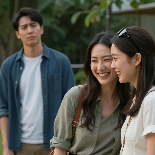 他有时会因妻子和她挚友之间显而易见的亲密而感到被排斥。