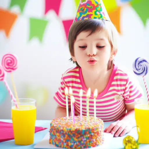 吹蜡烛是生日庆祝活动中常见的仪式。