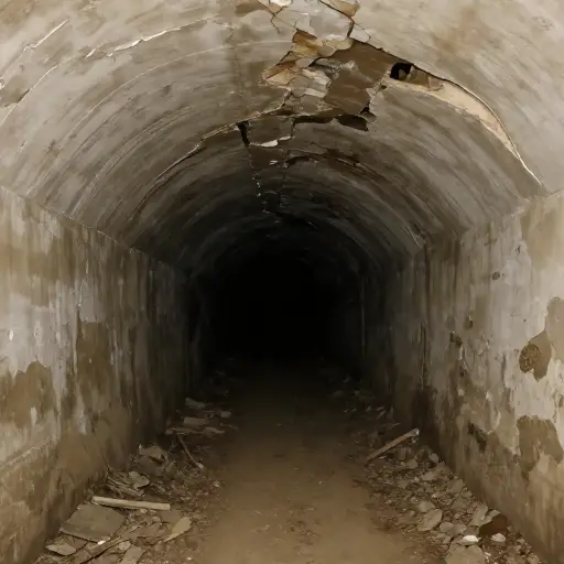 尽管已经被削弱，隧道仍可能随时坍塌。