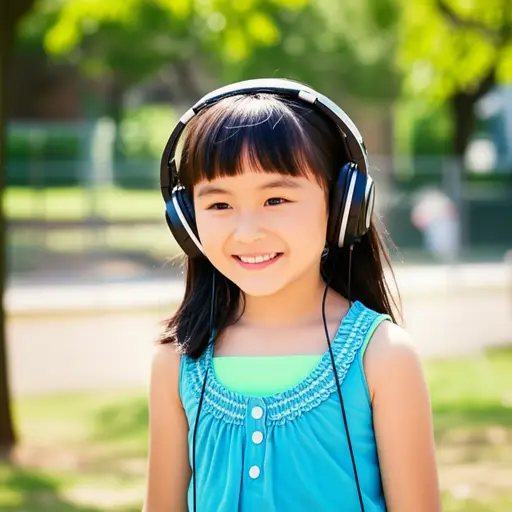 我妹妹是个青少年，她喜欢听音乐。
