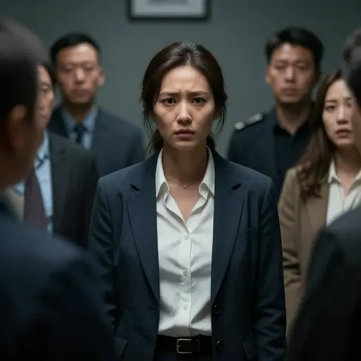 自从犯罪发生以来，她一直受到怀疑。