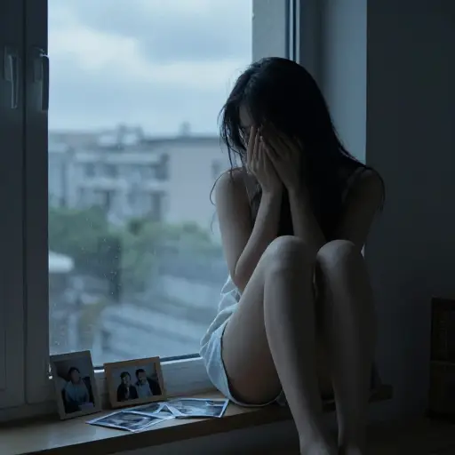 失去亲人后的几周里，她的悲痛感令人难以承受。