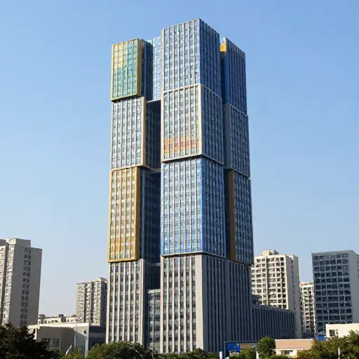 这座新建筑的设计很大胆，但最终显得很俗气。