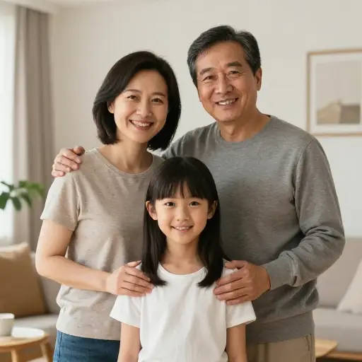 他们待她如同己出。