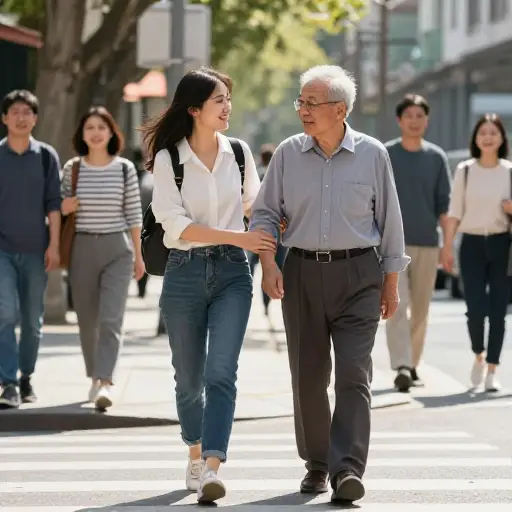她相信人性的善良。