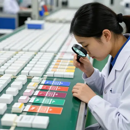 产品经过检查并根据质量进行分级。
