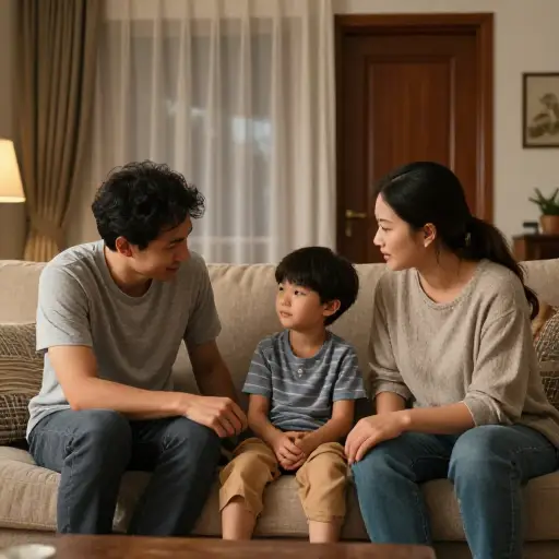 你看，家事必须留在家里。