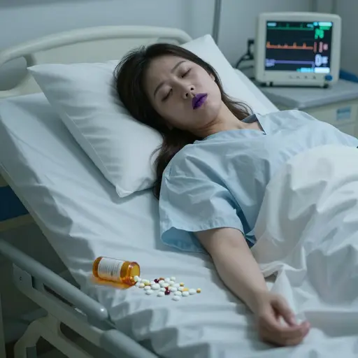 她在服用了过量的药物后死亡。