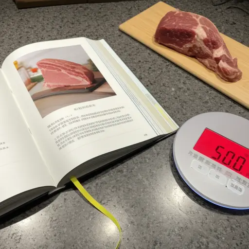 食谱上说需要半公斤肉。