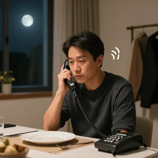 我打电话给他们时，他们已经吃过晚饭了。