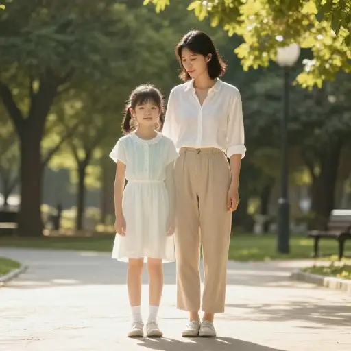 在你的想象中，她仍然是一个六岁的小女孩，尽管她实际上已经是个成年女性了。