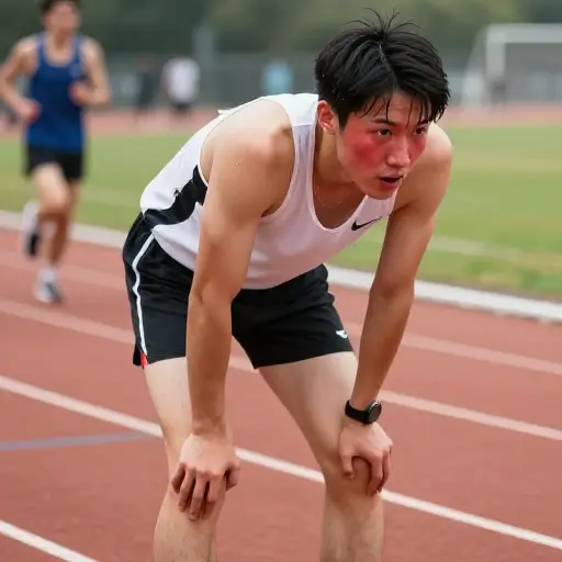 长跑冲刺后，我需要一点时间来喘口气。