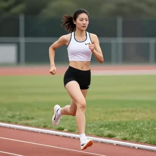 她是一名正处于身体能力巅峰期的运动员。