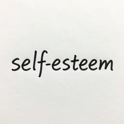 单词 'self-esteem' 是带连字符书写的。