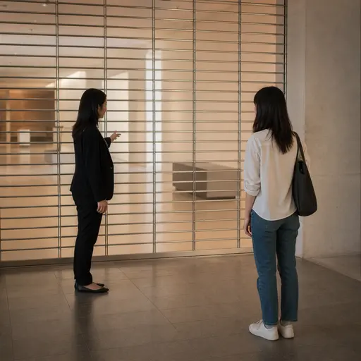 下午四点半以后，任何人都不得进入展览。