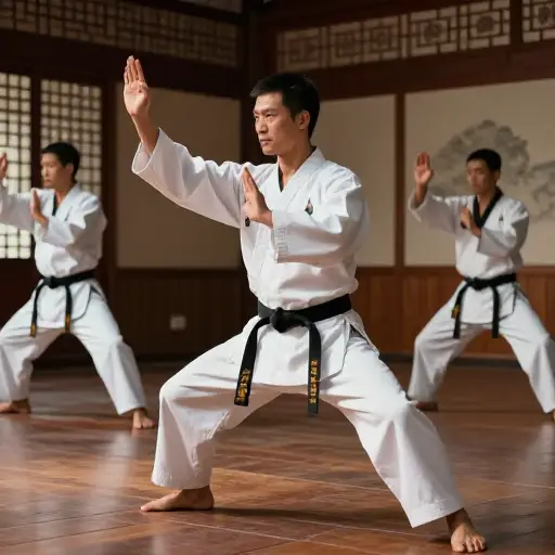 我练习不同的武术已经超过十年了。