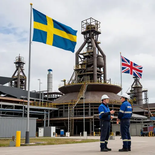 Avesta 在与英国钢铁公司合并后，现在由瑞典人和英国人共同拥有。
