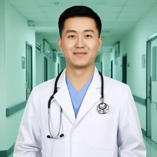 我叔叔在医院工作，他是一名外科医生。
