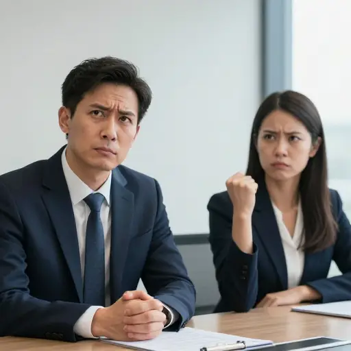 他在会议上的傲慢态度让她怒火中烧。