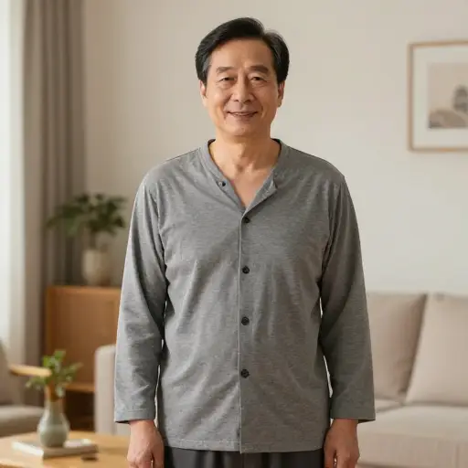 我父亲五十岁。