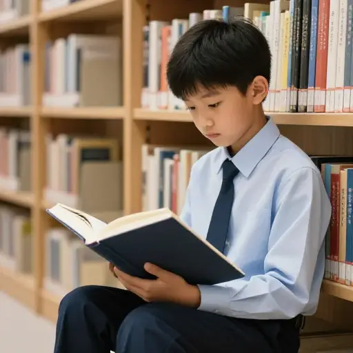 他对于他的年龄来说显得相当成熟。