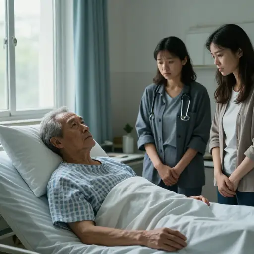 他快死了，但他拒绝面对真相。