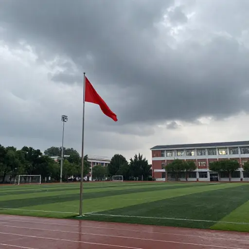 由于突如其来的暴风雨，学校决定取消运动日。