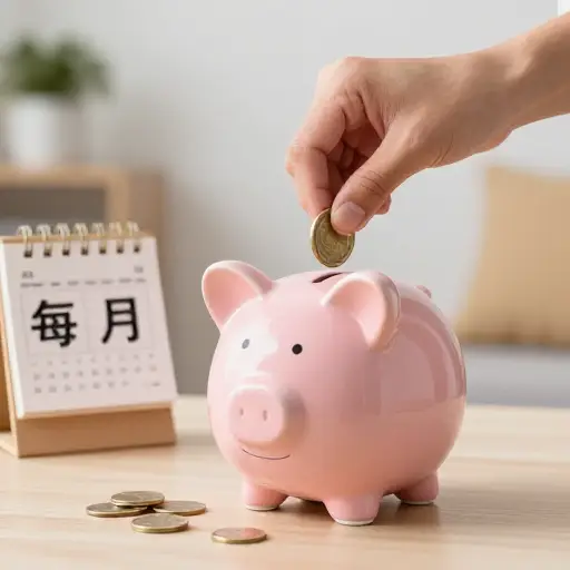 每个月存一些钱以备不时之需是明智之举。