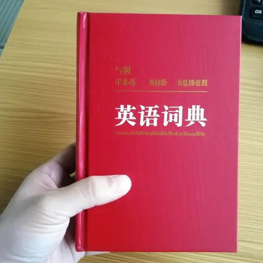 我有一本英语词典。