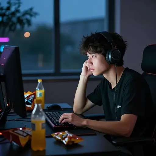 许多年轻人发现很难戒掉游戏习惯。
