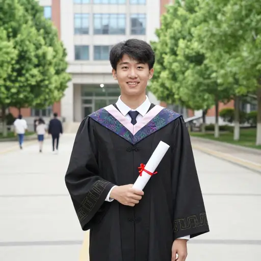 他获得硕士学位已经三年了。