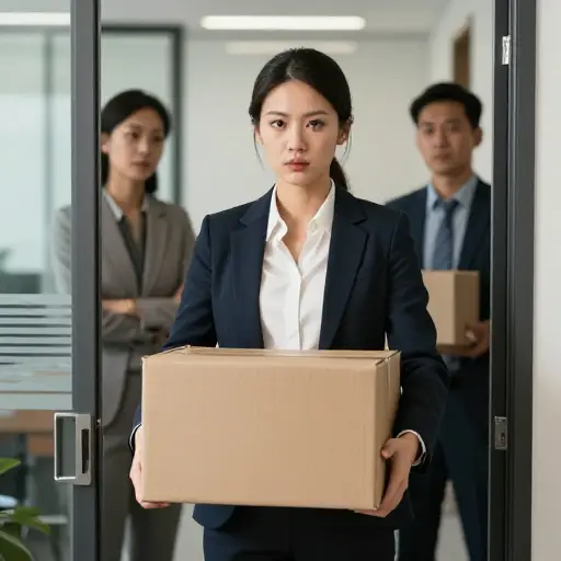 调查后，她被解除了职务。