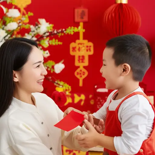 按照惯例，我们在新年第一天会给孩子们发红包。