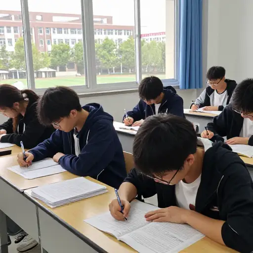 高年级学生们这周有期末考试。
