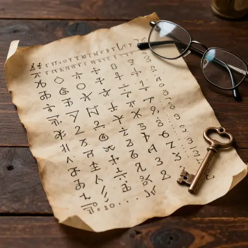 这条秘密信息是用一套复杂的密码加密的。