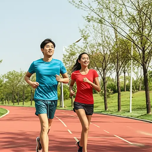 他们经常在周末比赛谁跑得更快。