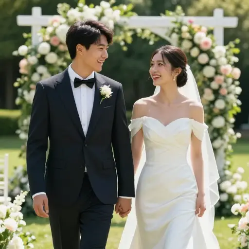 经过漫长的订婚，他们很高兴明年夏天结婚。