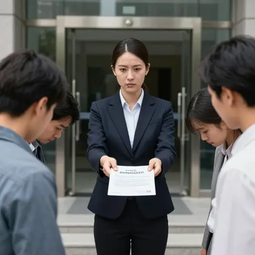 公司开始解雇许多工人。