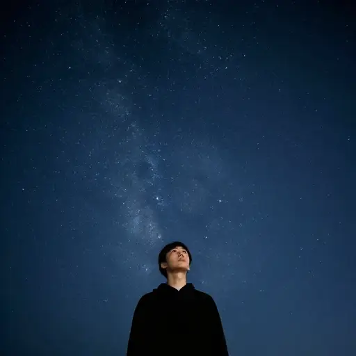 过了一会儿，我就数不清有多少星星了。