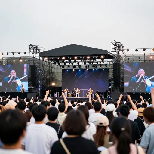 这个音乐节让我有机会同时看到许多乐队。