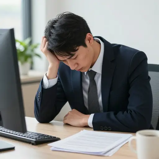 没有早上的咖啡，他觉得自己无法正常工作。