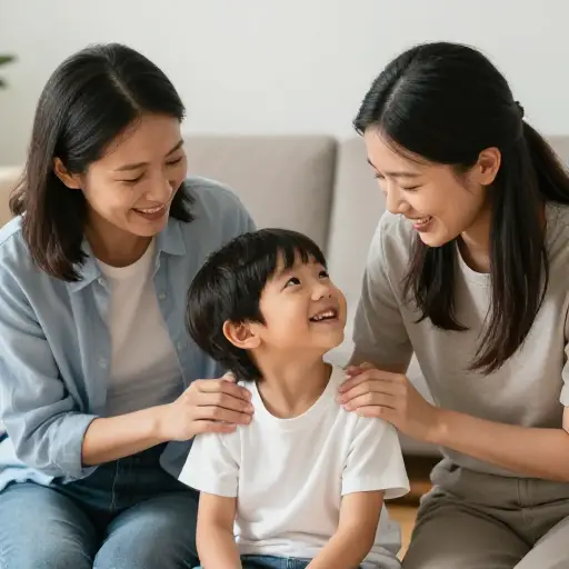 孩子们需要来自父母的大量鼓励。