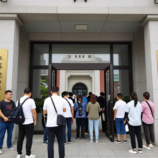 博物馆的访客人数增加了。