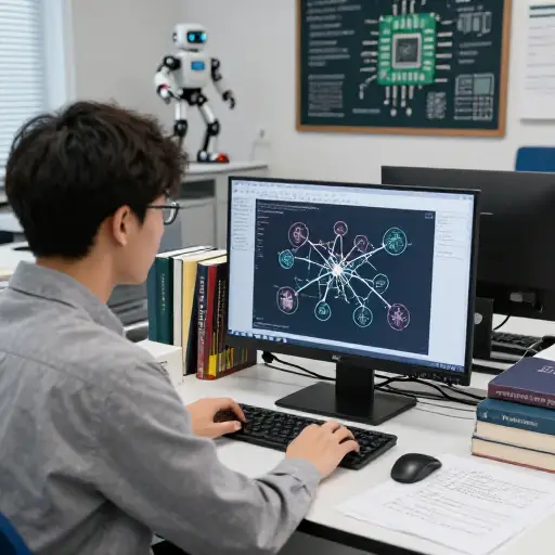 他选择在计算机科学领域专攻人工智能。