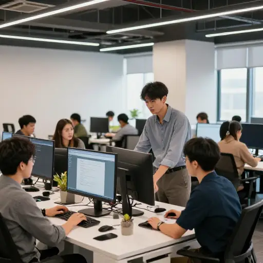 我新入职的初创公司里，大部分同事都二十多岁。